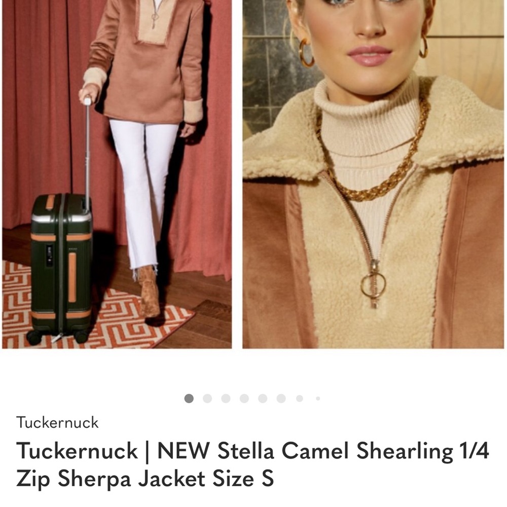 Tuckernuck Camel Sherpa Teddy Jacket